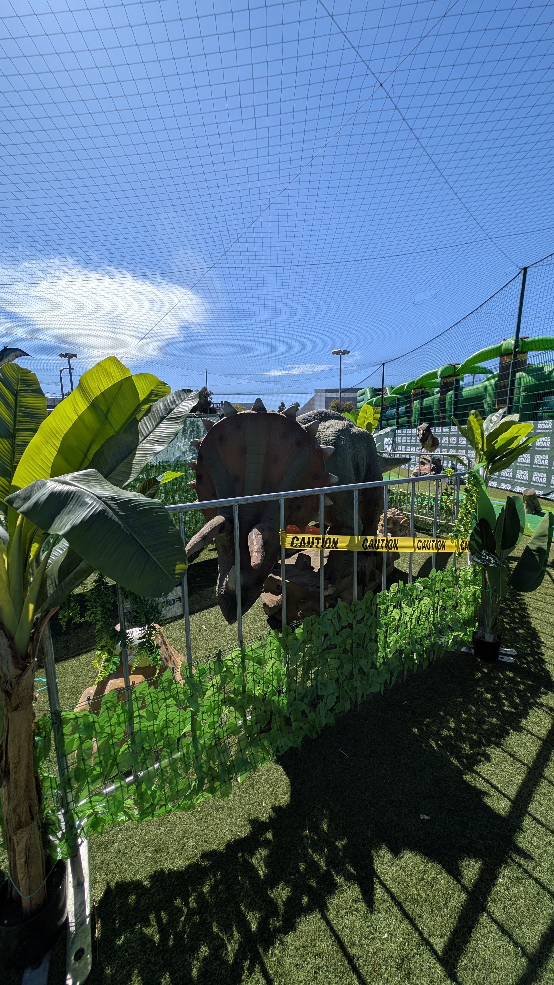 Dinosaur displays to discover throughout the venue